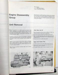 1979 Komatsu NH Series Cummins Diesel Engine Service Shop Repair Manual