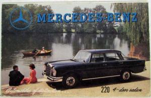 1961 Mercedes-Benz Full Line Sales Folder with Info Request Card