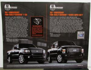 2008 Ford Harley-Davidson F Series Special Edition Pickup Truck Sales Brochure