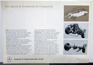 1962 Mercedes-Benz 300SE Sales Folder with Spec Sheet P1002