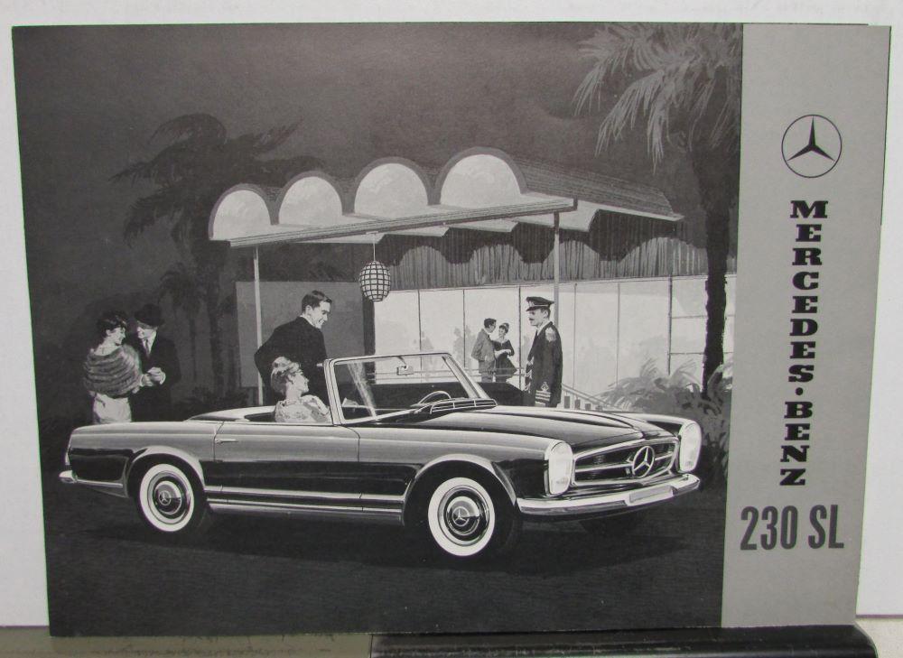 1963 Mercedes-Benz 230SL Sales Folder