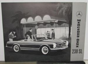 1963 Mercedes-Benz 230SL Sales Folder