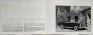 1962 Mercedes-Benz 220SE Coupe/Convertible Sales Folder with Spec Sheet P2298/1