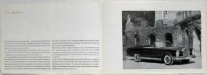 1962 Mercedes-Benz 220SE Coupe/Convertible Sales Folder with Spec Sheet P2298/2