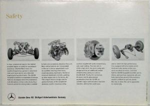 1962 Mercedes-Benz 220SE Coupe/Convertible Sales Folder with Spec Sheet P2298/2