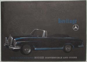 1963 Mercedes-Benz 300SE Convertible and Coupe Heritage Classic Sales Folder