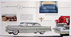 1954 Cadillac Series 62 75 Eldorado 60 Special Sales Brochure Original Folder