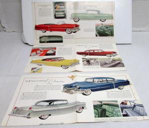 1954 Cadillac Series 62 75 Eldorado 60 Special Sales Brochure Original Folder