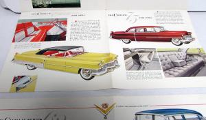 1954 Cadillac Series 62 75 Eldorado 60 Special Sales Brochure Original Folder