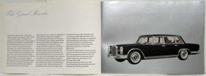 1964 Mercedes-Benz 600 Sales Folder P1132/1