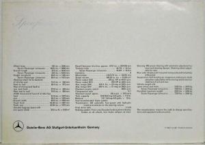 1964 Mercedes-Benz 600 Sales Folder P1132/1