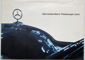 1964 Mercedes-Benz Passenger Cars Sales Folder - 190 220 300 600 230 P1097/3