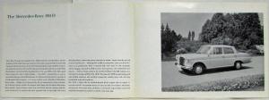 1964 Mercedes-Benz 190D Sales Brochure Large Folder with Spec Data Sheet P2233/5