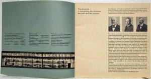 1965 Daimler-Benz Museum in Stuttgart-Untertuerkheim Brochure