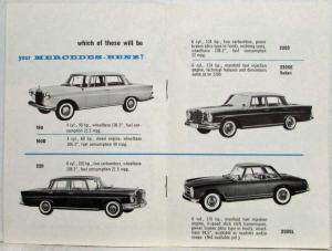 1964 Mercedes-Benz Passport to the Overseas Delivery Plan