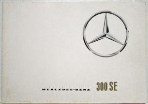 1965 Mercedes-Benz 300SE Sales Brochure P1007/6