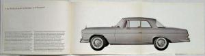 1965 Mercedes-Benz 300SE Coupe/Convertible Prestige Sales Brochure - French Text