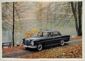 1966 Mercedes-Benz 230S Sales Folder Brochure - Swedish Text