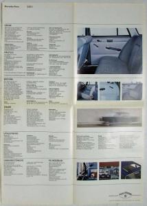 1966 Mercedes-Benz 230S Sales Folder Brochure - Swedish Text