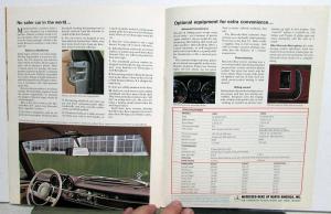 1966 Mercedes-Benz 250 Sales Brochure