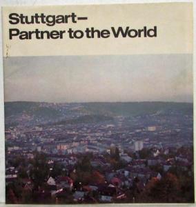 1968 Mercedes-Benz Stuttgart - Partner to the World Sales Folder Map