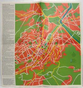 1968 Mercedes-Benz Stuttgart - Partner to the World Sales Folder Map
