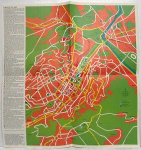 1968 Mercedes-Benz Stuttgart - Partner to the World Sales Folder Map