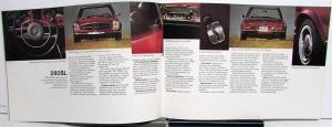 1969 Mercedes-Benz Color Sales Brochure Models 220D 220 230 250 280S 280SE 280SL
