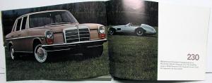 1969 Mercedes-Benz Color Sales Brochure Models 220D 220 230 250 280S 280SE 280SL