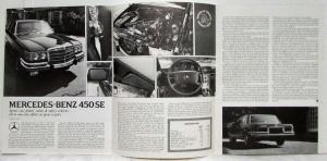 1973 Mercedes-Benz 450SE Road and Track Reprint Road Test Article Folder