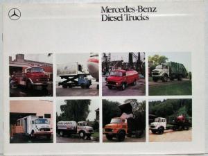 1978 Mercedes-Benz Diesel Trucks Sales Brochure - L-Series
