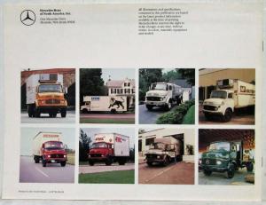 1978 Mercedes-Benz Diesel Trucks Sales Brochure - L-Series