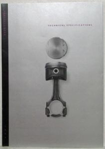 1992 Mercedes-Benz Technical Specifications Folder