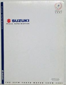 2001 Suzuki Media Information Press Kit from 35th Tokyo Motor Show - Japanese