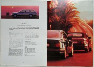 1996 Mercedes-Benz Car Range Sales Brochure - UK Market