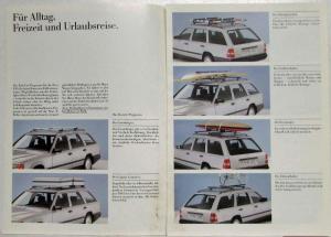 1987 Mercedes-Benz T-Series Accessories Sales Folder - German Text