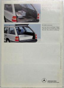 1987 Mercedes-Benz T-Series Accessories Sales Folder - German Text