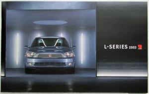 2003 Saturn Redesigned L-Series Promotional Sales Kit Mailer