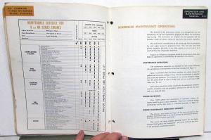 1960 Cummins H & NH Series Diesel Engines Operation & Maintenance Owners Manual