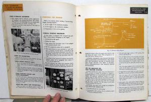 1962 Cummins H & NH Series Diesel Engines Operation & Maintenance Owners Manual