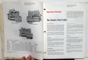 1968 Cummins H NH NT Series Diesel Engines Operation & Maintenance Owners Manual