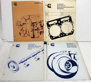 1982 Cummins L10 Diesel Engines Technical Service Bulletins Set W/Folder