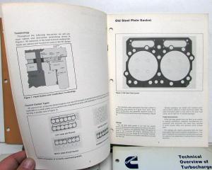 1982 Cummins L10 Diesel Engines Technical Service Bulletins Set W/Folder