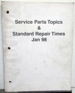 1998 Cummins Diesel Engines Service Parts Topics & Repair Times Manual January