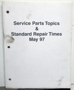 1997 Cummins Diesel Engines Service Parts Topics & Standard Repair Times Manual
