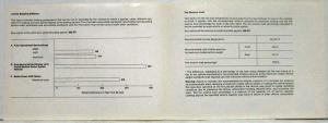 1980 Mercedes-Benz 300SD Consumer Information Brochure