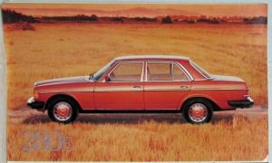1981 Mercedes-Benz Small Flip-Up Full-Line Sales Brochure