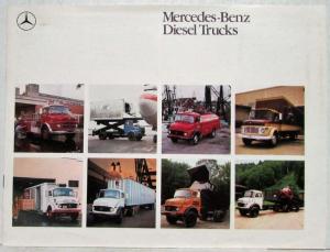 1981 Mercedes-Benz Diesel Trucks Sales Brochure - L-Series