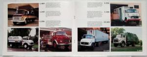 1981 Mercedes-Benz Diesel Trucks Sales Brochure - L-Series