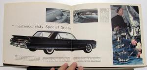 1961 Cadillac 62 60 75 Fleetwood DeVille Eldorado Small Sales Brochure Original